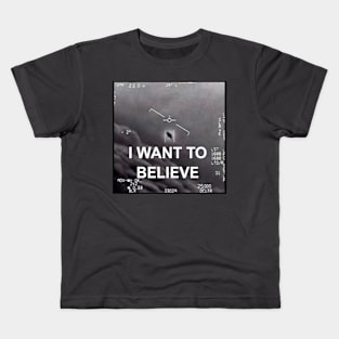 I Want to Believe Target Lock Kids T-Shirt